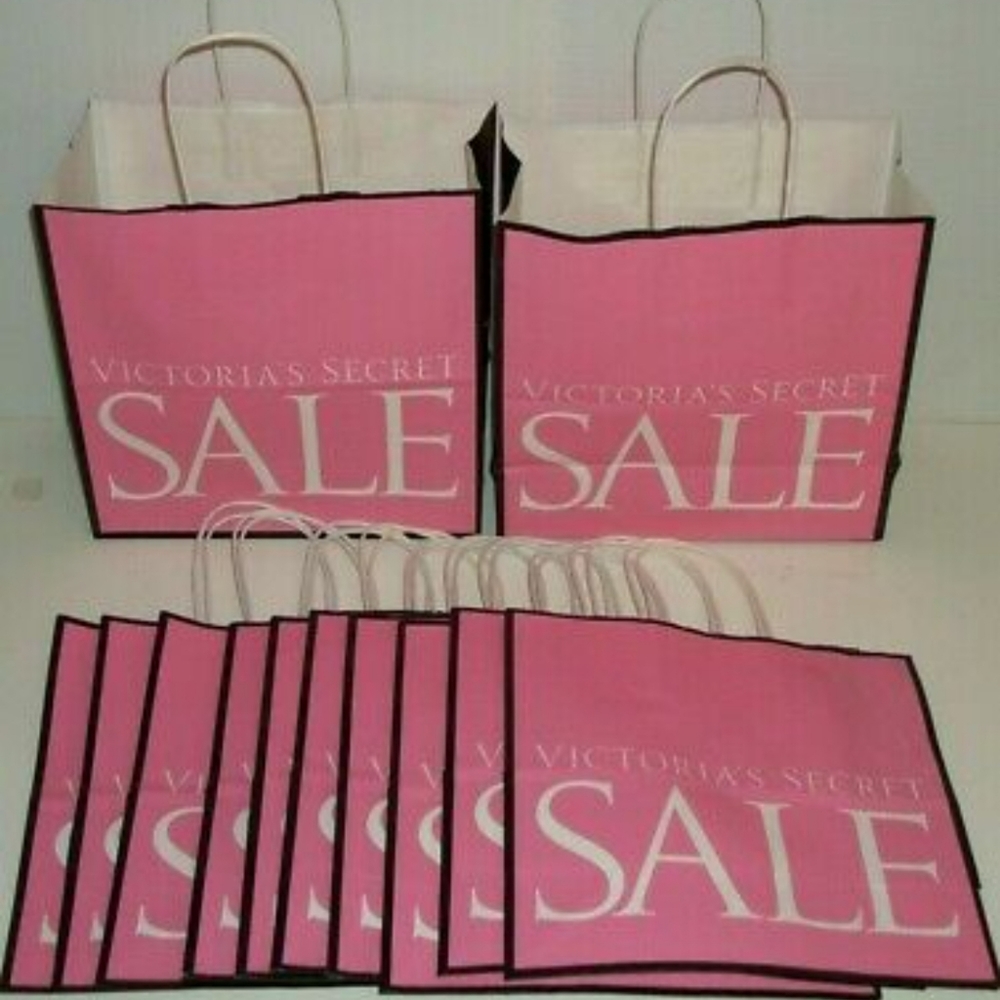 12 medium VICTORIA'S SECRET BAGS